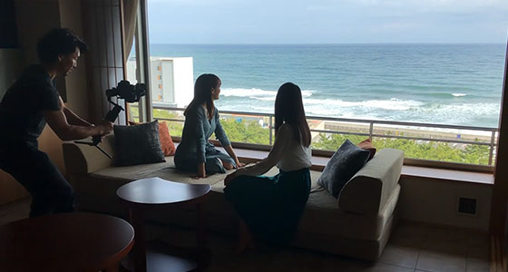 宿泊観光業に精通した会社が制作する<br/>インバウンド動画