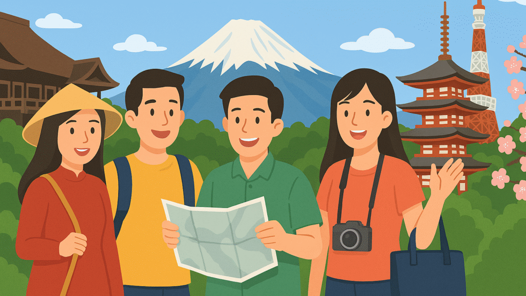 ベトナム人観光客に人気の日本の観光地